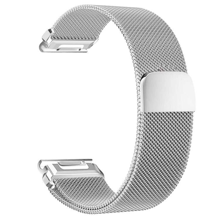 For Garmin 22mm Integrated Tactix Milanese Magnetic Stainless Steel Watch Band