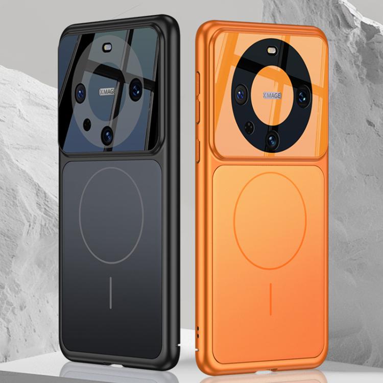 For Huawei Mate 60 Pro GKK Change to 17 Pro Series Frosted Ultra-thin MagSafe Magnetic Phone Case