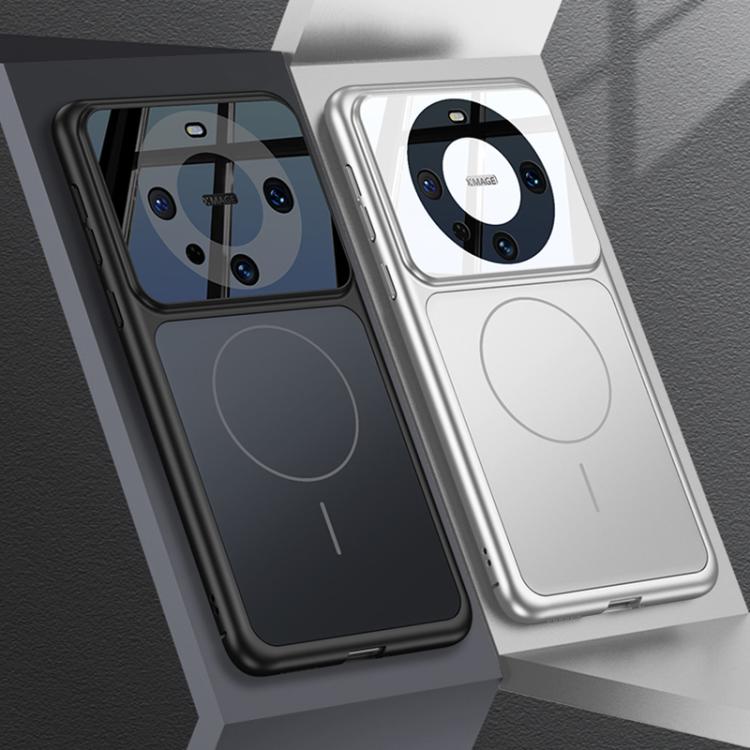 For Huawei Mate 60 Pro GKK Change to 17 Pro Series Frosted Ultra-thin MagSafe Magnetic Phone Case