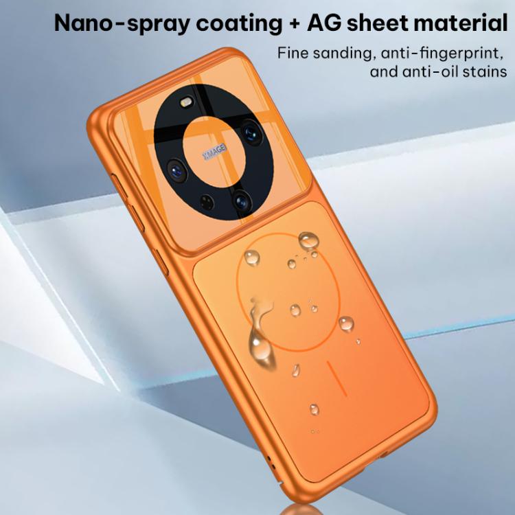 For Huawei Mate 60 Pro GKK Change to 17 Pro Series Frosted Ultra-thin MagSafe Magnetic Phone Case