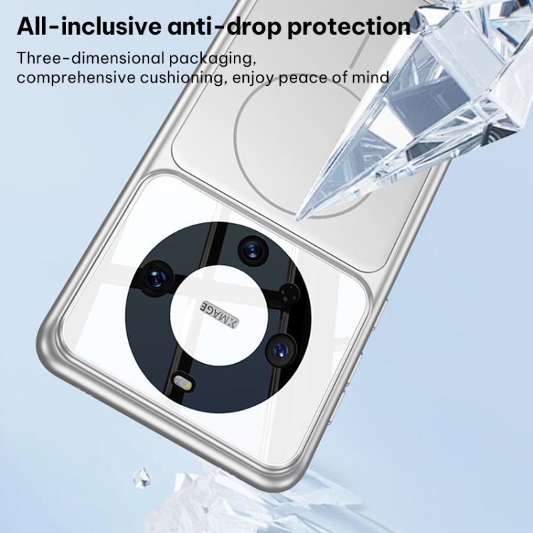 For Huawei Mate 60 Pro GKK Change to 17 Pro Series Frosted Ultra-thin MagSafe Magnetic Phone Case
