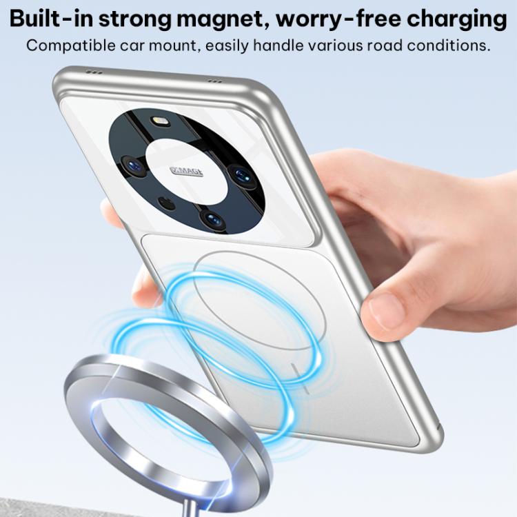 For Huawei Mate 60 GKK Change to 17 Pro Series Frosted Ultra-thin MagSafe Magnetic Phone Case