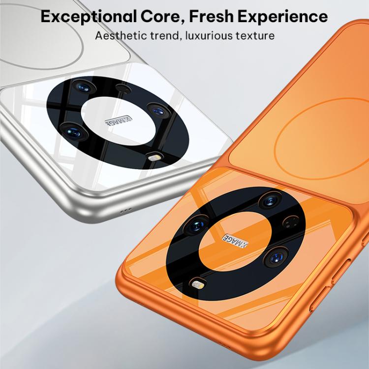 For Huawei Mate 60 GKK Change to 17 Pro Series Frosted Ultra-thin MagSafe Magnetic Phone Case