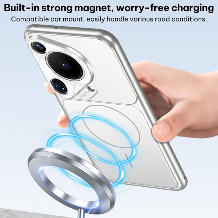 For Huawei Pura 70 Pro GKK Change to 17 Pro Series Frosted Ultra-thin MagSafe Magnetic Phone Case