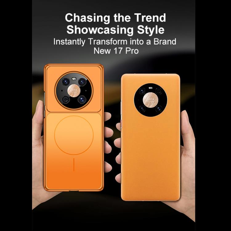 For Huawei Mate 40 Pro GKK Change to 17 Pro Series Frosted Ultra-thin MagSafe Magnetic Phone Case
