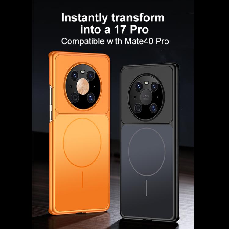 For Huawei Mate 40 Pro GKK Change to 17 Pro Series Frosted Ultra-thin MagSafe Magnetic Phone Case