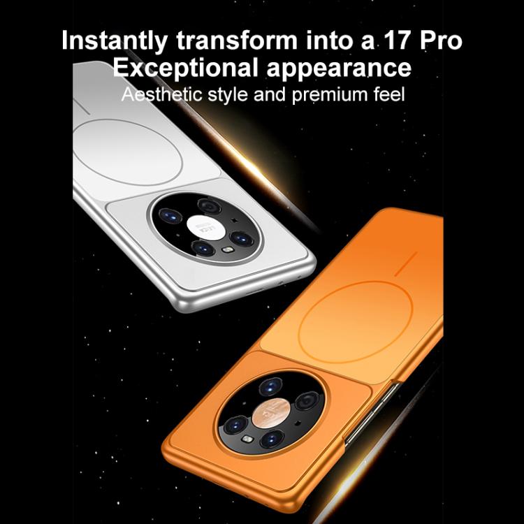 For Huawei Mate 40 Pro GKK Change to 17 Pro Series Frosted Ultra-thin MagSafe Magnetic Phone Case