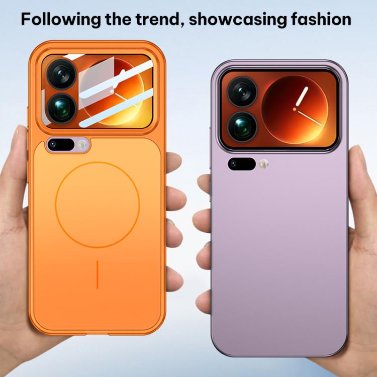 For Xiaomi 17 Pro Max GKK Change to 17 Pro Series Integrated Frosted Ultra-thin MagSafe Magnetic Phone Case