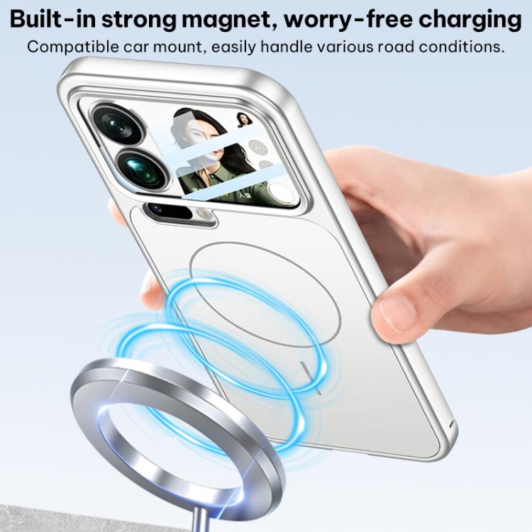 For Xiaomi 17 Pro Max GKK Change to 17 Pro Series Integrated Frosted Ultra-thin MagSafe Magnetic Phone Case