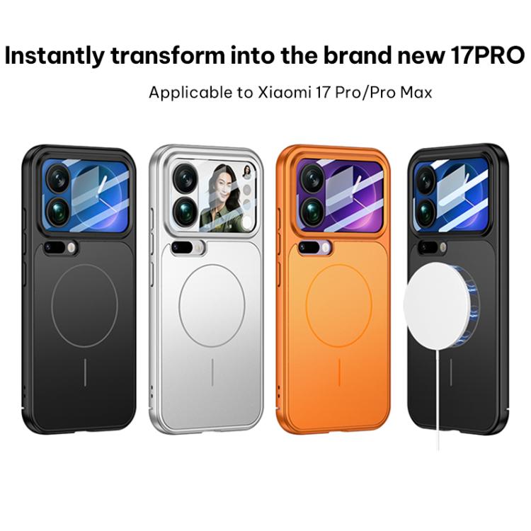 For Xiaomi 17 Pro GKK Change to 17 Pro Series Integrated Frosted Ultra-thin MagSafe Magnetic Phone Case