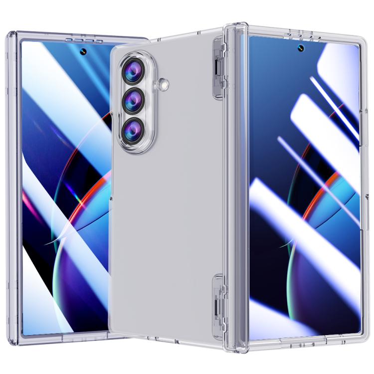 For Samsung Galaxy Z Fold7 5G HD Integrated Screen Protector Folding Phone Case with Hinge