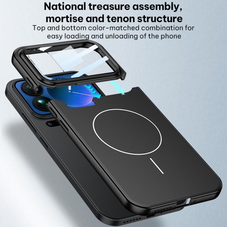 For Xiaomi 17 Pro Max GKK Color Master Splicing MagSafe Magnetic Phone Case