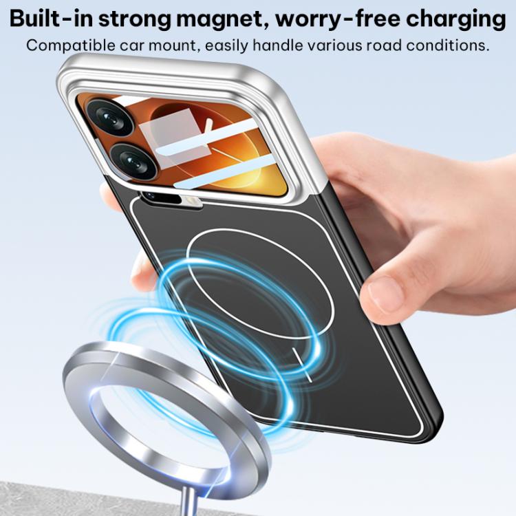 For Xiaomi 17 Pro Max GKK Color Master Splicing MagSafe Magnetic Frame Phone Case