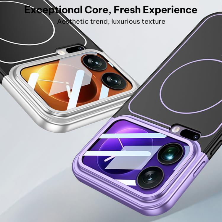 For Xiaomi 17 Pro Max GKK Color Master Splicing MagSafe Magnetic Frame Phone Case