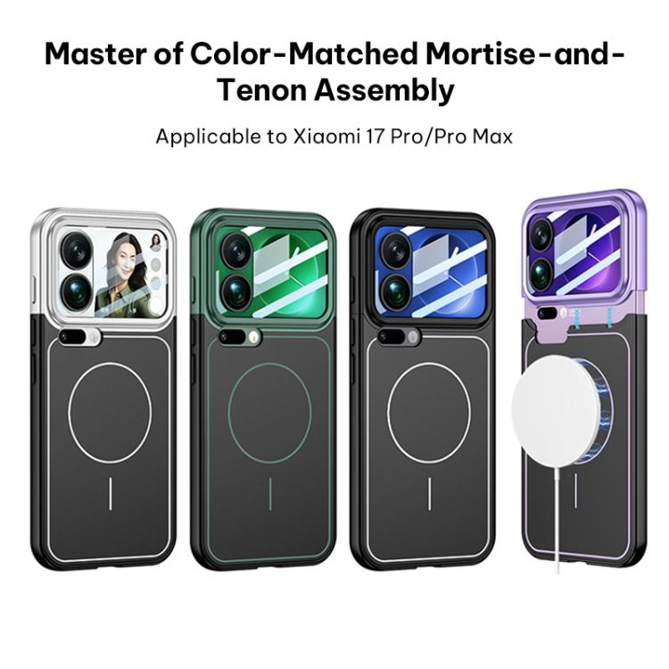 For Xiaomi 17 Pro Max GKK Color Master Splicing MagSafe Magnetic Frame Phone Case