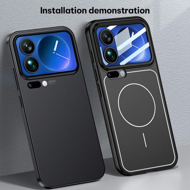 For Xiaomi 17 Pro GKK Color Master Splicing MagSafe Magnetic Frame Phone Case