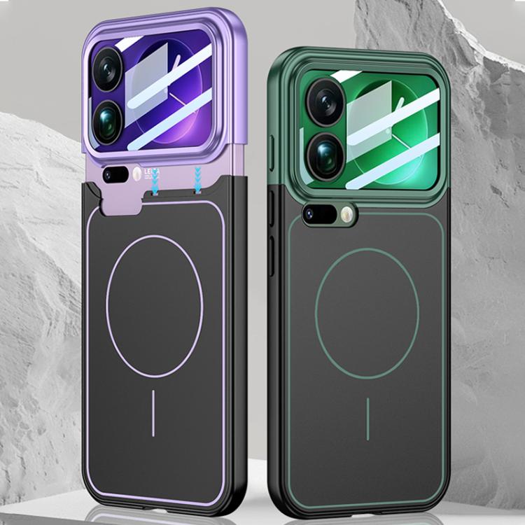 For Xiaomi 17 Pro GKK Color Master Splicing MagSafe Magnetic Frame Phone Case