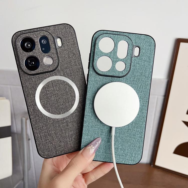 For OPPO Find X9 Pro CD Magsafe Magnetic Cloth Texture Phone Case