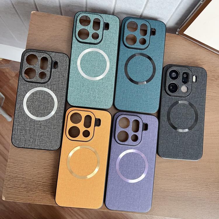 For OPPO Find X9 Pro CD Magsafe Magnetic Cloth Texture Phone Case