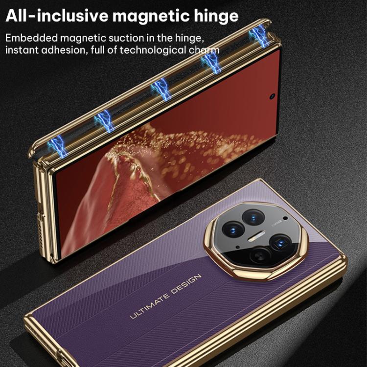 For Huawei Mate XT / XTs Ultimate GKK TPU Phantom Full Coverage Magnetic Hinge Phone Case