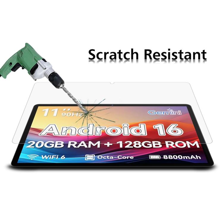 For Frameflow P11T 11 inch 9H 0.3mm Explosion-proof Tempered Glass Film
