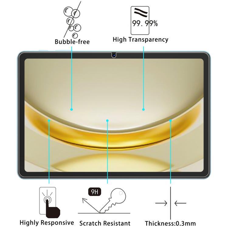 For Frameflow P10_A 10.1 2pcs 9H 0.3mm Explosion-proof Tempered Glass Film