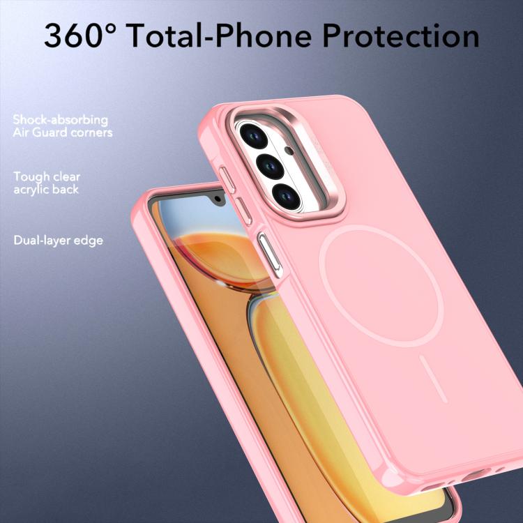 For Samsung Galaxy A17 / A16 Bright Color Imitation Camera Bracket Magsafe Phone Case