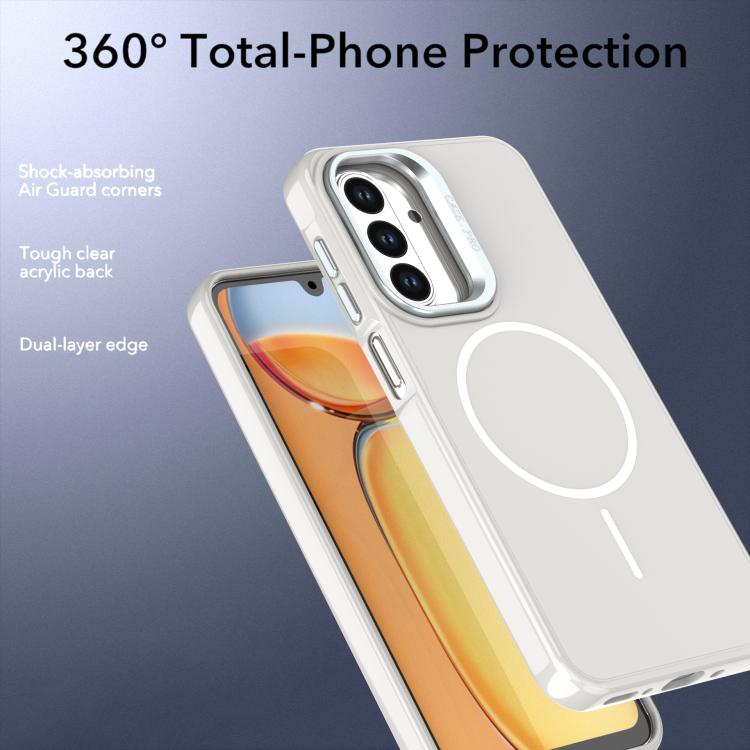 For Samsung Galaxy A17 / A16 Bright Color Imitation Camera Bracket Magsafe Phone Case