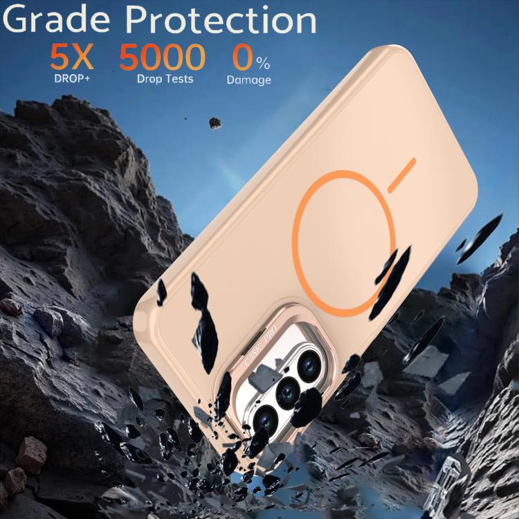 For Samsung Galaxy A17 / A16 Bright Color Imitation Camera Bracket Magsafe Phone Case