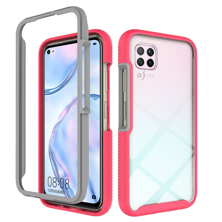 For Huawei P40 Lite Starry Sky Solid Color Series Shockproof PC + TPU Protective Case