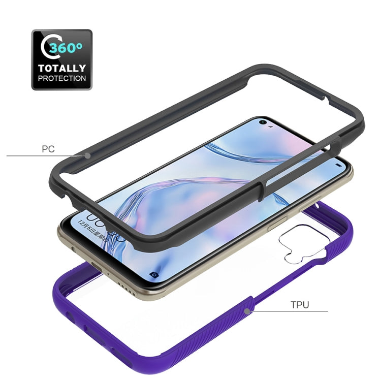 For Huawei P40 Lite Starry Sky Solid Color Series Shockproof PC + TPU Protective Case