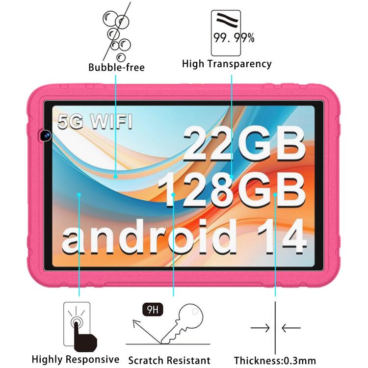 For JUEDUR R500 Tablet 10.1 9H 0.3mm Explosion-proof Tempered Glass Film