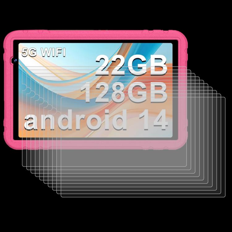 For JUEDUR R500 Tablet 10.1 25pcs 9H 0.3mm Explosion-proof Tempered Glass Film