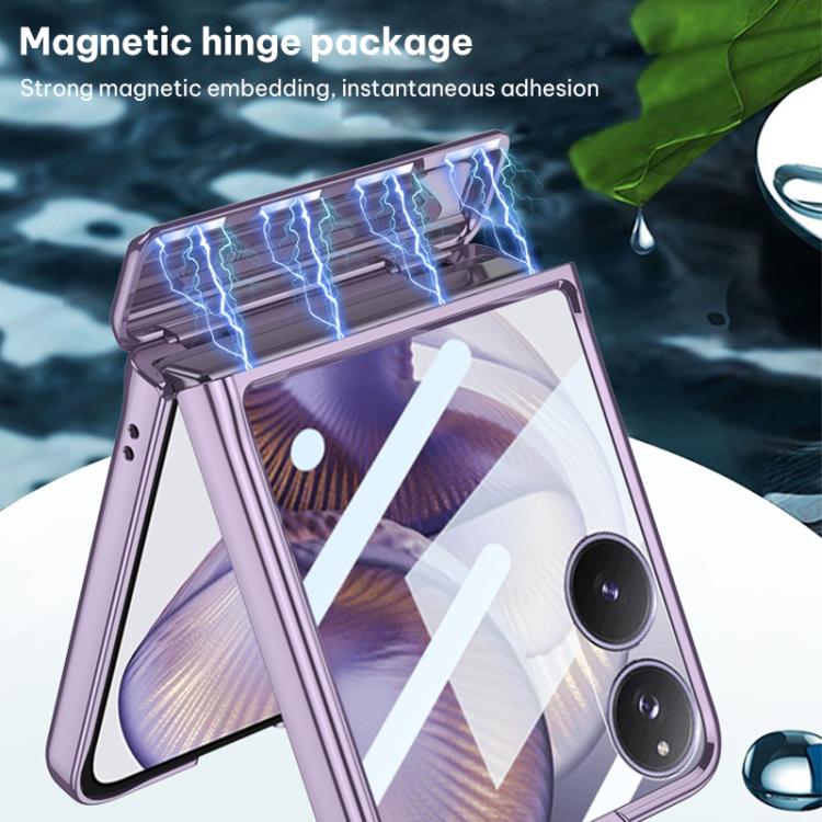 For Xiaomi Mix Flip 2 GKK Folding Magnetic Hinge Phantom Phone Case with Rotating Stand