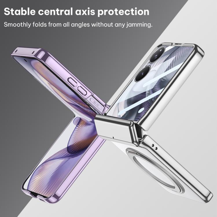 For Xiaomi Mix Flip 2 GKK Folding Magnetic Hinge Phantom Phone Case with Rotating Stand