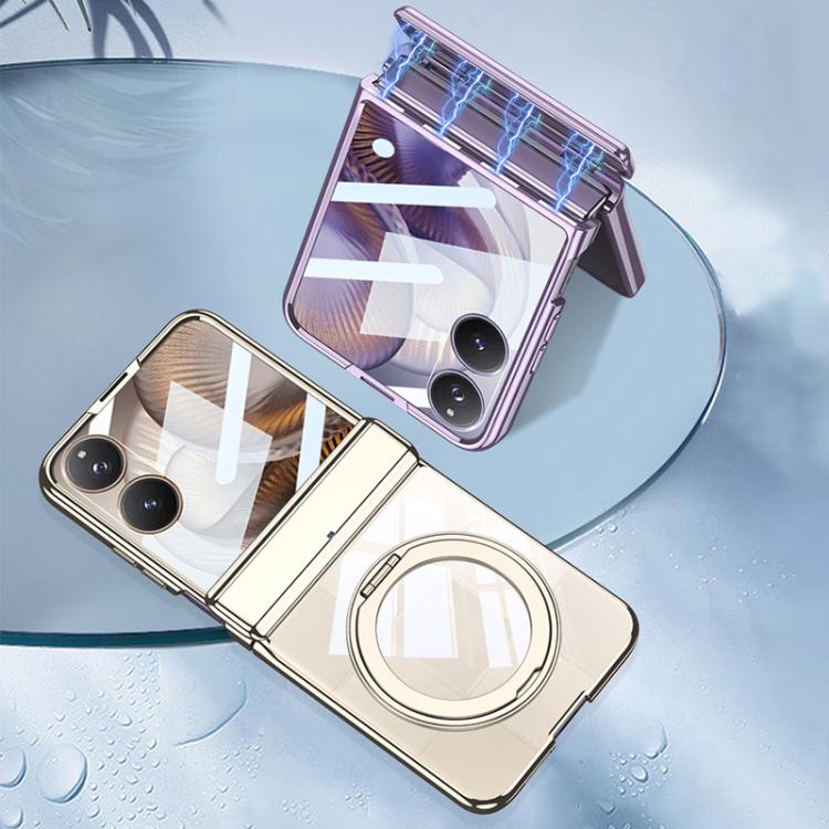 For Xiaomi Mix Flip 2 GKK Folding Magnetic Hinge Phantom Phone Case with Rotating Stand