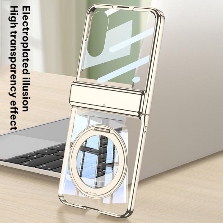 For Xiaomi Mix Flip 2 GKK Folding Magnetic Hinge Phantom Phone Case with Rotating Stand