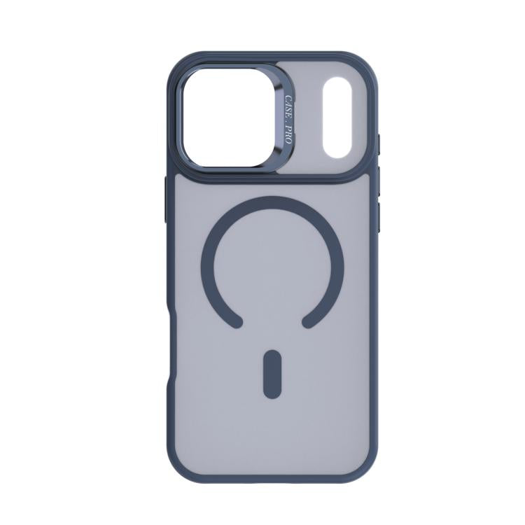 For iPhone 17 Pro Max Bright Color Frosted Skin-feel Camera Bracket Magsafe Phone Case