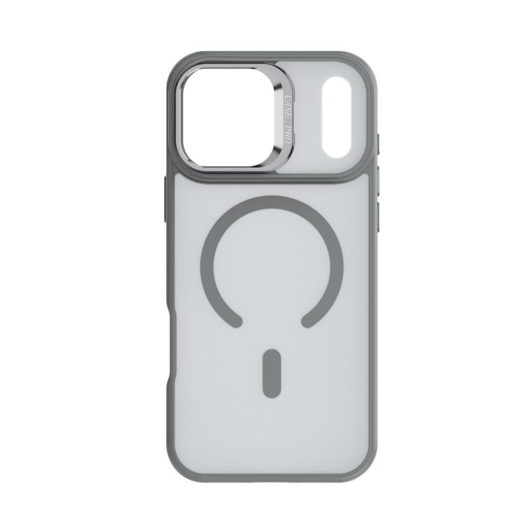 For iPhone 17 Pro Max Bright Color Frosted Skin-feel Camera Bracket Magsafe Phone Case