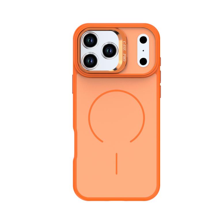 For iPhone 17 Pro Max Bright Color Contrast Skin-feel Camera Bracket Magsafe Phone Case