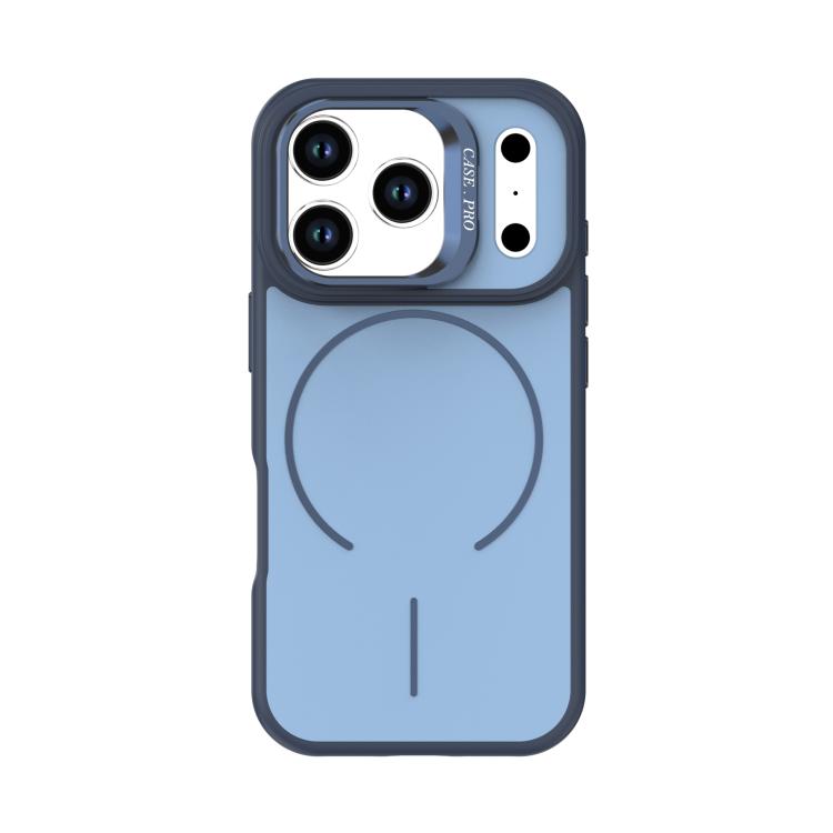For iPhone 17 Pro Bright Color Contrast Skin-feel Camera Bracket Magsafe Phone Case