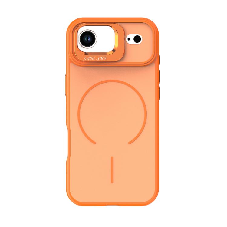 For iPhone Air Bright Color Contrast Skin-feel Camera Bracket Magsafe Phone Case