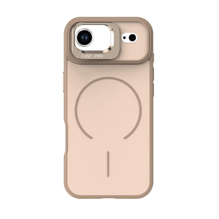 For iPhone Air Bright Color Contrast Skin-feel Camera Bracket Magsafe Phone Case