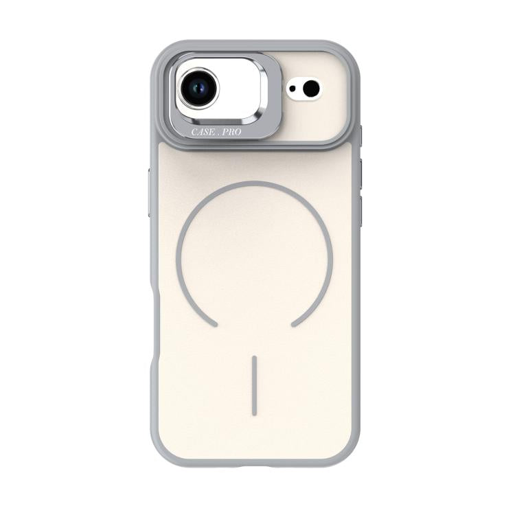 For iPhone Air Bright Color Contrast Skin-feel Camera Bracket Magsafe Phone Case
