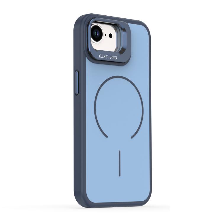 For iPhone 17e / 16e Bright Color Contrast Skin-feel Camera Bracket Magsafe Phone Case