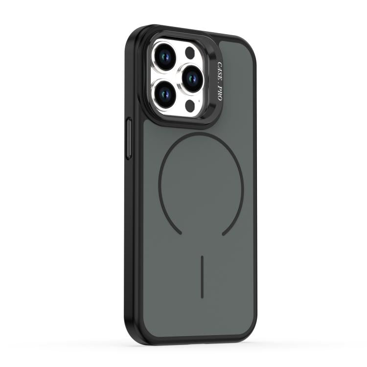 For iPhone 13 Pro Max Bright Color Contrast Skin-feel Camera Bracket Magsafe Phone Case