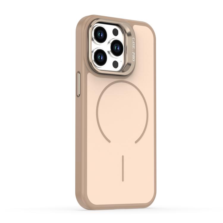 For iPhone 13 Pro Max Bright Color Contrast Skin-feel Camera Bracket Magsafe Phone Case