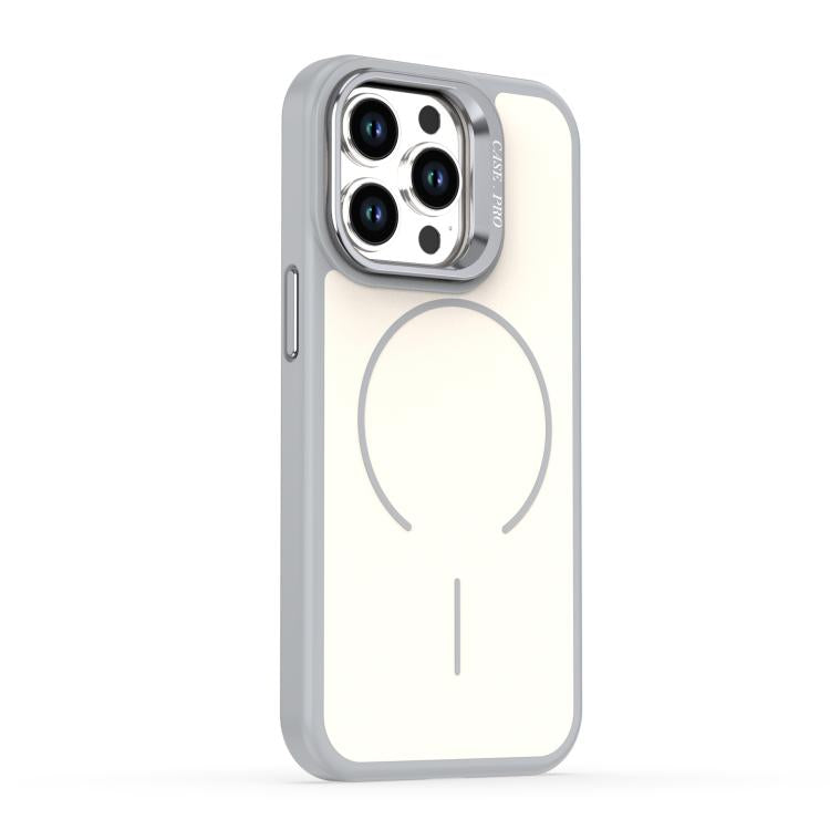 For iPhone 13 Pro Max Bright Color Contrast Skin-feel Camera Bracket Magsafe Phone Case
