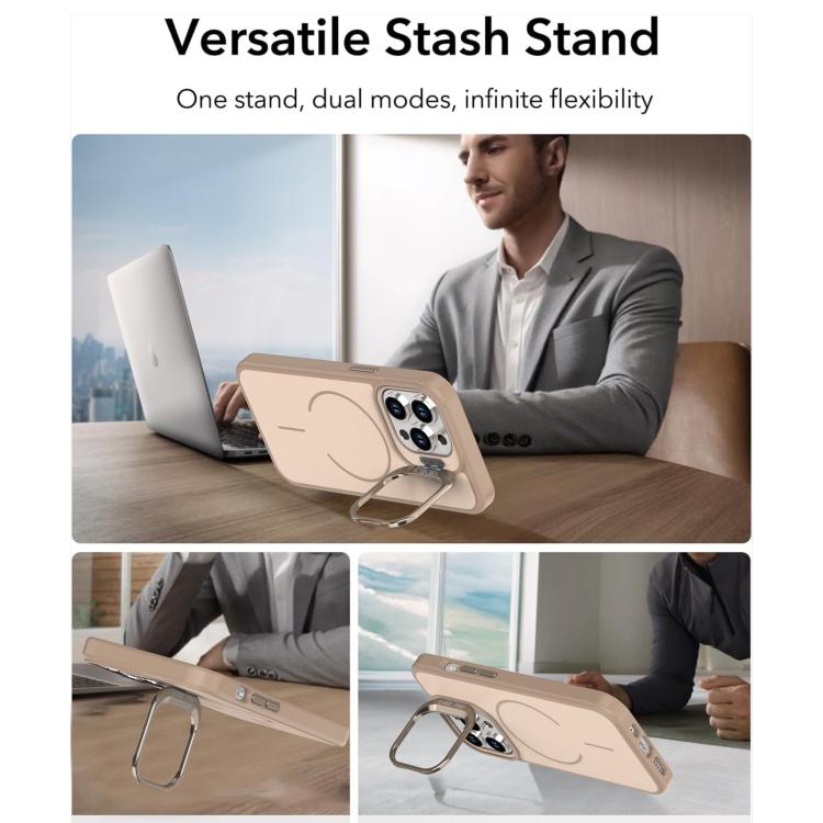 For iPhone 13 Pro Bright Color Contrast Skin-feel Camera Bracket Magsafe Phone Case