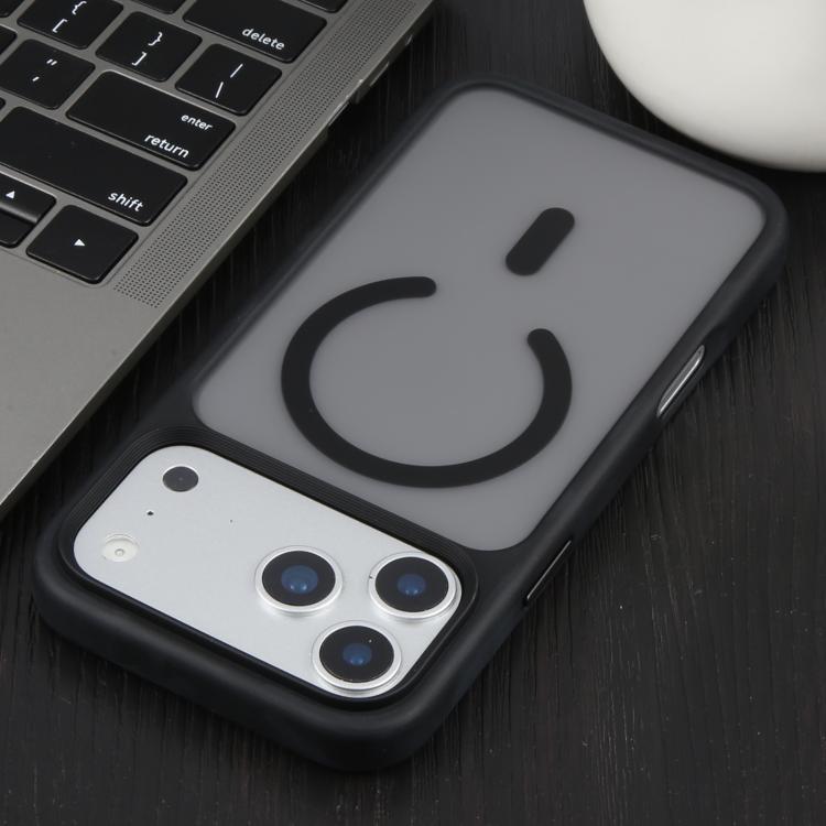 For iPhone 17 Pro Max DFANS DESIGN Leather Texture Frosted Magsafe Magnetic Phone Case